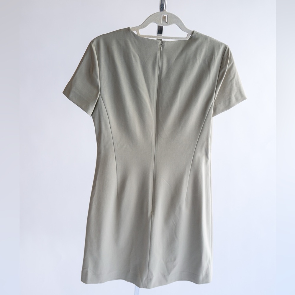 THEORY Beige Short Sleeve Dress - Picture 5 of 7